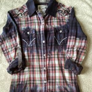 Womens Roar Button Down Shirt